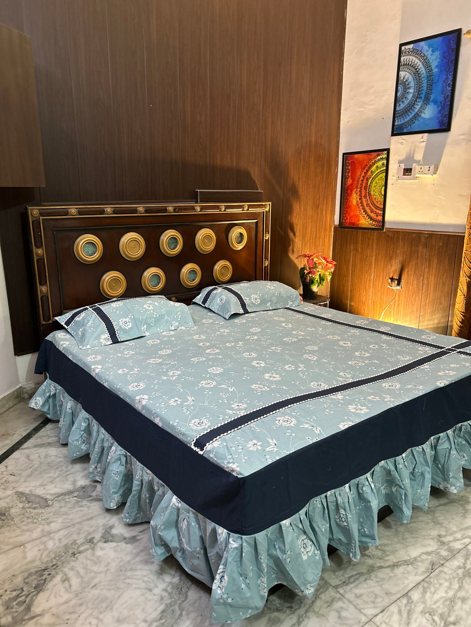 Sapphire Meadow Ruffle Set