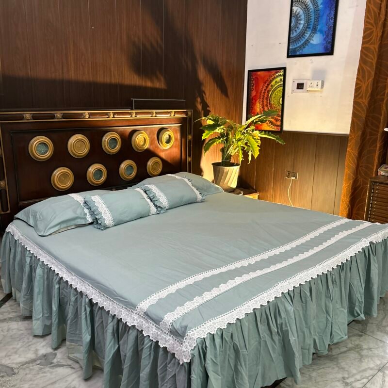 :Celeste Lace Royale – Customised Frill Bedsheet