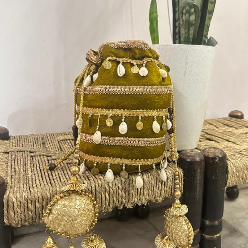 Zarika Shell Charm Potli